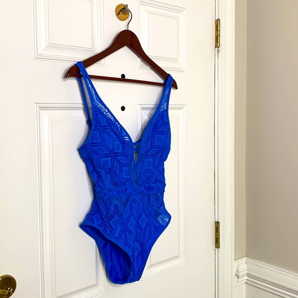 Becca by Rebecca Virtue Color Play Plunge Swimsuit - Picture 3 of 8